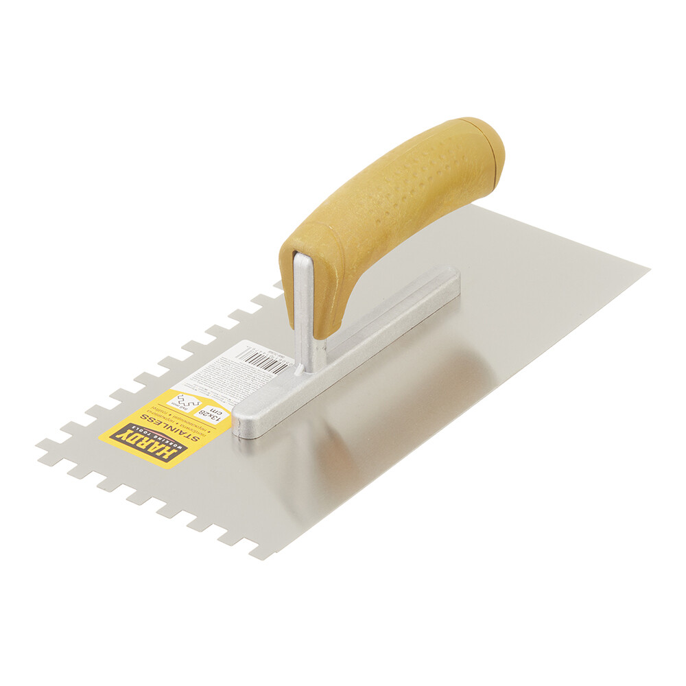 Изображение товара Гладилка зубчатая Hardy 20 (0800-202808) 280х120 мм зуб 8х8 мм с эргономичной ручкой