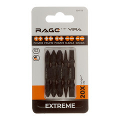 Набор бит Rage by Vira (554175) PH/PZ/SL 50 мм двухсторонних (5 шт.) - фото 3