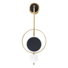 Бра Arte Lamp Polaris светодиодное 7 Вт 220 В черное 4000К IP20 (A2604AP-7BK)