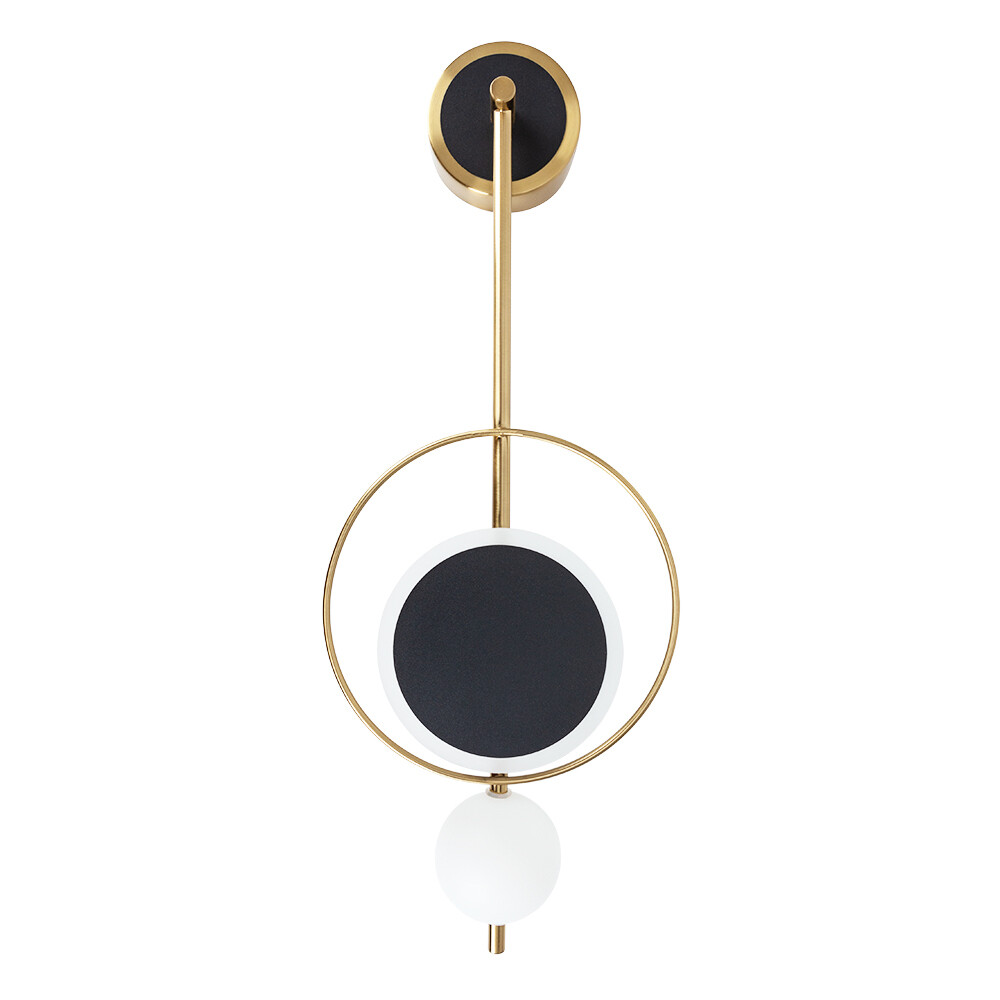 Изображение товара Настенный светильник бра Arte Lamp Polaris LED 7W Черный белый стиль хай-тек