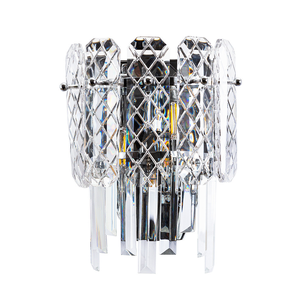 Изображение товара Бра Arte Lamp Nicoletta E14 80 Вт настенное классическое освещение хром прозрачный плафон