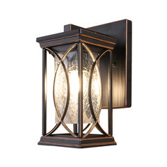 Светильник садово-парковый настенный Elektrostandard Spica черный 270 мм E27 60 Вт IP33 (a048172) - фото 1