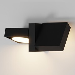 Светильник светодиодный садово-парковый настенный Elektrostandard Twin черный 91 мм 4000К 14 Вт IP54 (a064384) - фото 5