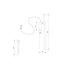 Светильник светодиодный садово-парковый Elektrostandard Covert черный 500 мм 4000К 3 Вт IP65 (a066694) - фото 4
