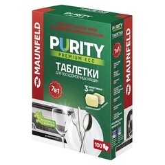 Изображение товара Таблетки для посудомоечной машины Maunfeld Purity Premium Eco All In 1 (100 шт.)