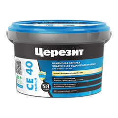 Затирка цементная Церезит CE 40 aquastatic 80 небесная 2 кг - фото 3
