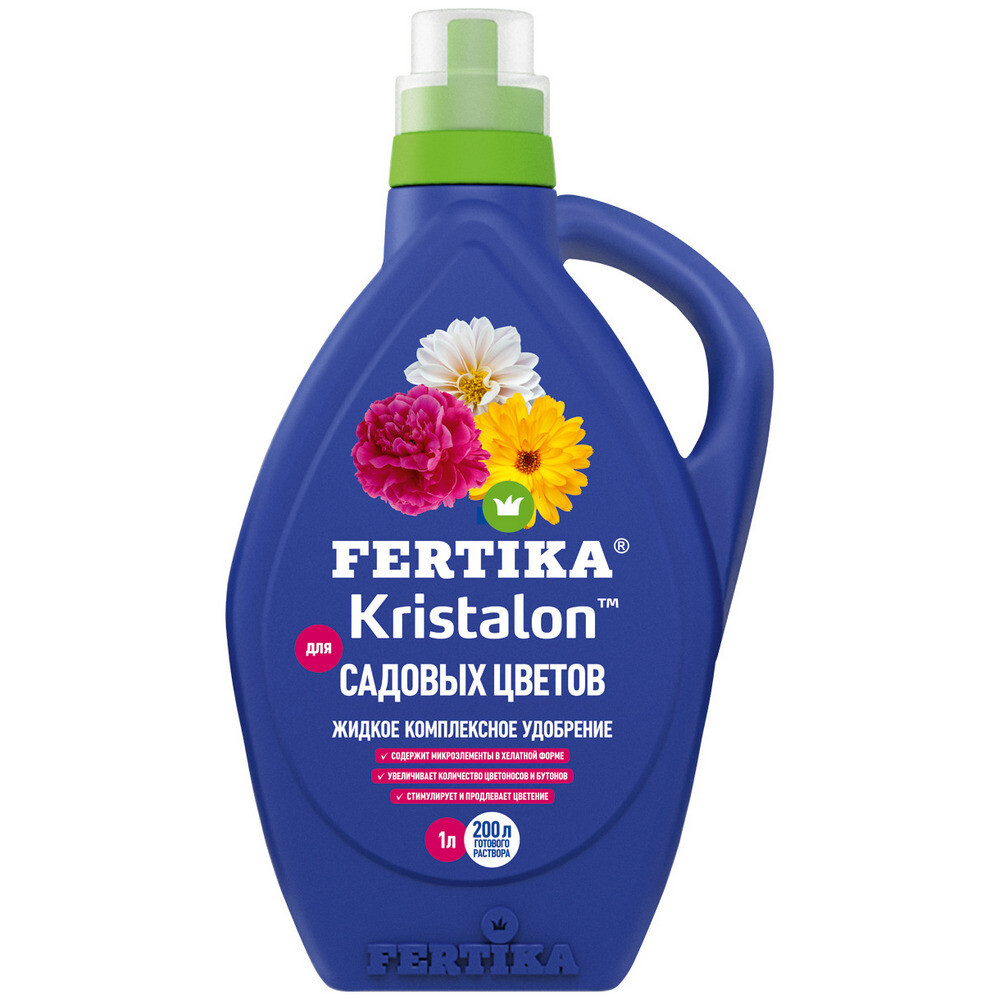 Изображение товара Удобрение жидкое цветочное Кристалон Fertika 1 л