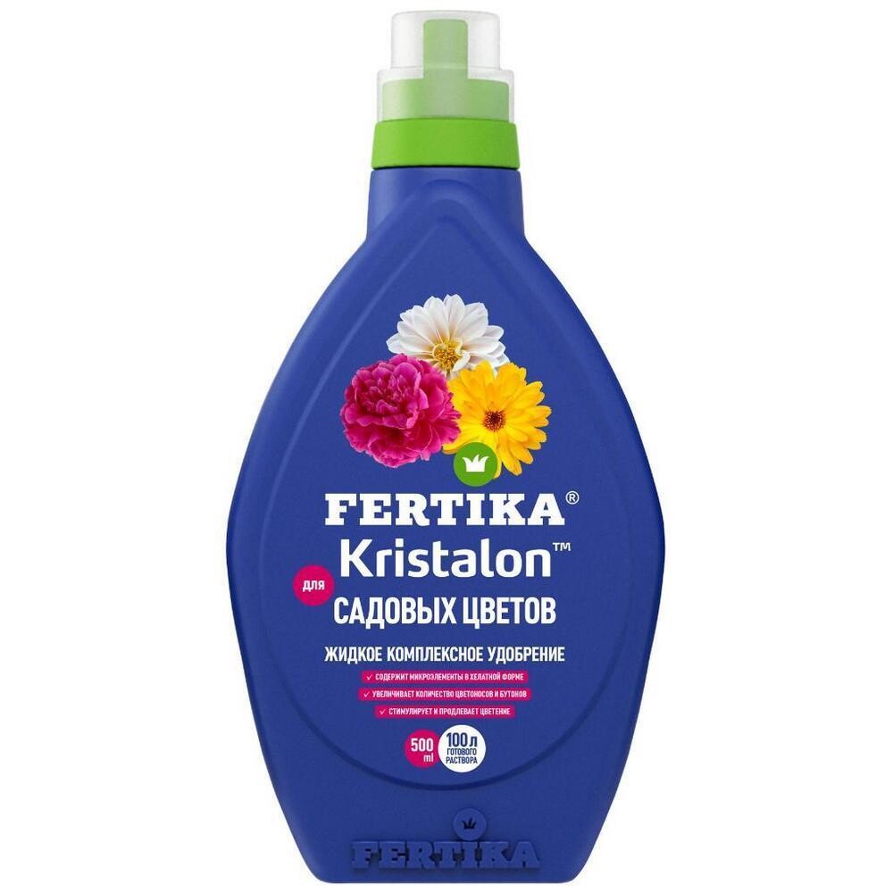 Изображение товара Удобрение жидкое цветочное Кристалон Fertika 0,5 л