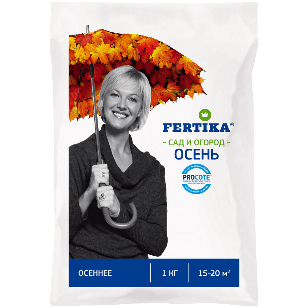 Изображение товара Удобрение сухое осеннее гранулированное Fertika 1 кг