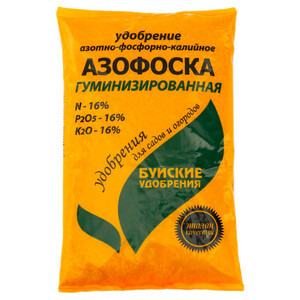 Удобрение сухое универсальное минеральное Азофоска Буйские удобрения 0 ...