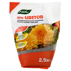 Изображение товара Удобрение органо-минеральное сухое для цветов Буйские удобрения 2,5 кг
