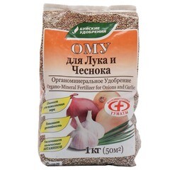 Изображение товара Удобрение органо-минеральное сухое для лука и чеснока Буйские удобрения 1 кг