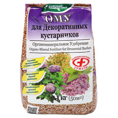 Изображение товара Удобрение органо-минеральное сухое для декоративных кустарников Буйские удобрения 1 кг