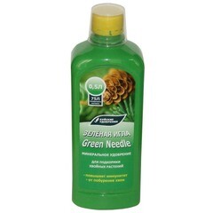 Изображение товара Удобрение минеральное жидкое для растений Зеленая игла Буйские удобрения 0,5 л