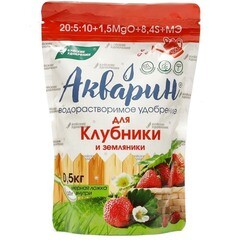 Изображение товара Удобрение сухое для клубники и земляники водорастворимое Акварин Буйские удобрения 0,5 кг