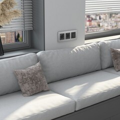 Рамка Werkel AluMax трехместная алюминий (a066326) - фото 3