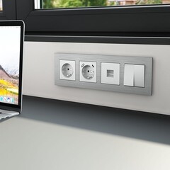 Рамка Werkel AluMax четырехместная алюминий (a066328) - фото 2