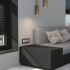 Рамка Werkel AluMax трехместная алюминий черный (a066331) - фото 3