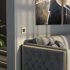 Рамка Werkel AluMax одноместная шампань (a066333) - фото 3