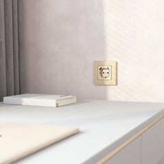 Рамка Werkel AluMax одноместная шампань (a066333) - фото 2