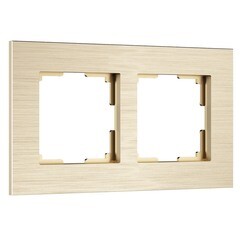 Изображение товара Рамка Werkel AluMax двухместная шампань (a066334)