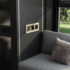 Рамка Werkel AluMax трехместная шампань (a066335) - фото 3