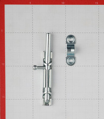 Шпингалет 120 мм оцинкованный - фото 2