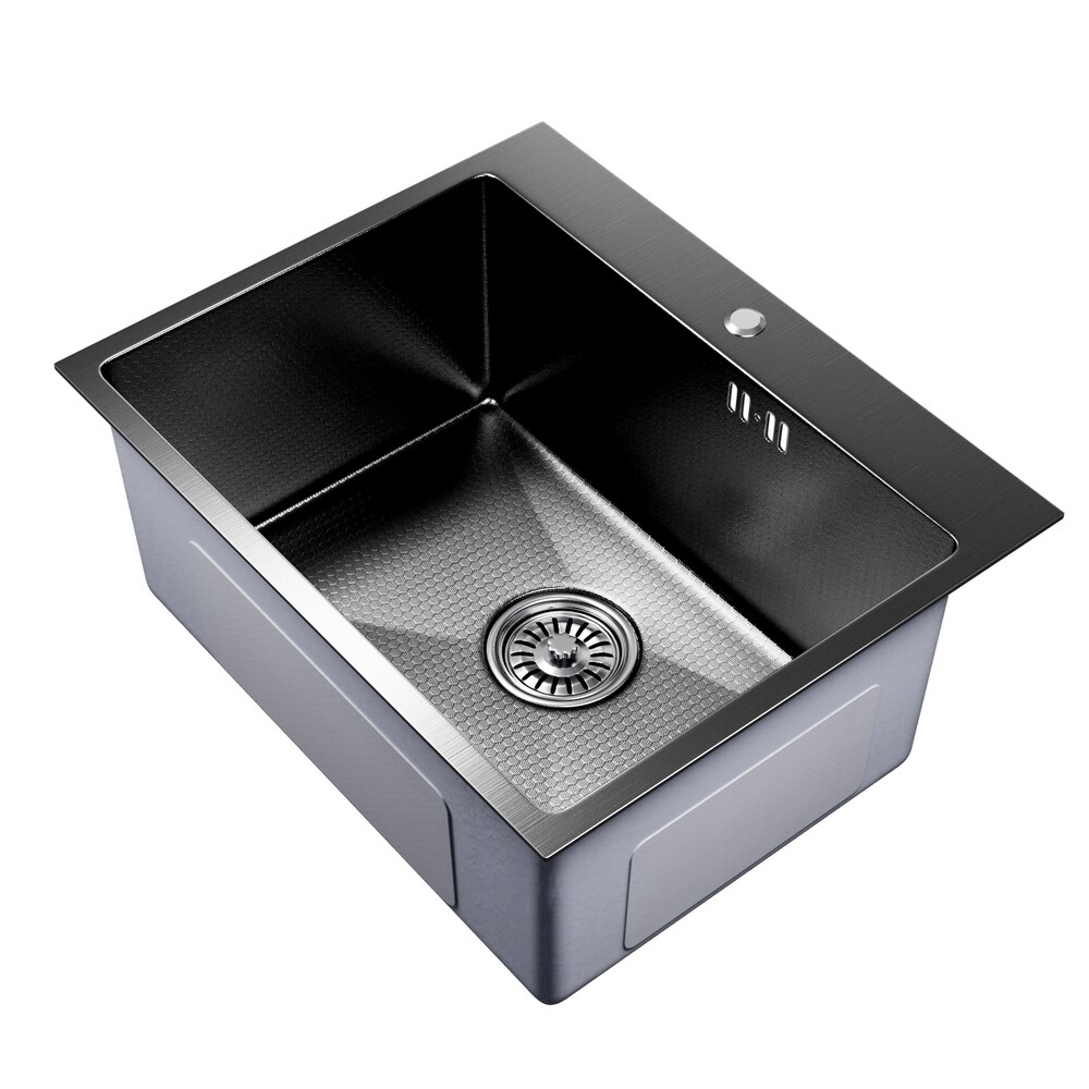Изображение товара Мойка для кухни Mixline Pro 53x43 см из нержавеющей стали с PVD покрытием