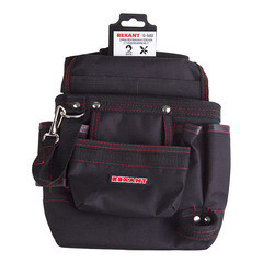 Сумка поясная для инструментов Rexant RE-7 7 отделений 265х260х30 мм (12-5602) - фото 4