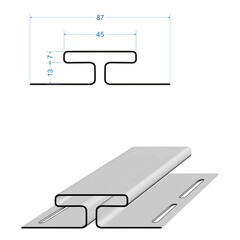 H-профиль соединительный Docke 3000 мм карамель - фото 5