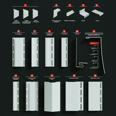 Угол внутренний Docke 3000 мм сливки - фото 5