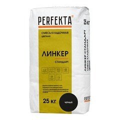 Изображение товара Смесь кладочная для кирпича Perfekta Линкер Стандарт черная 25 кг