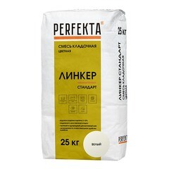 Изображение товара Смесь кладочная для кирпича Perfekta Линкер Стандарт белая 25 кг