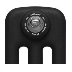 Радиатор стальной трубчатый Rifar Tubog 1800х368 мм 3/4 8 секций нижнее подключение антрацит - фото 2