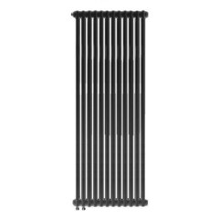 Радиатор стальной трубчатый Rifar Tubog 1800х552 мм 3/4 12 секций нижнее подключение антрацит - фото 2