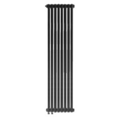 Радиатор стальной трубчатый Rifar Tubog 1800х368 мм 3/4 8 секций нижнее подключение антрацит - фото 4