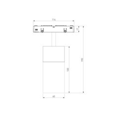 Светодиодный трековый светильник магнитный Elektrostandard Slim Magnetic 4200К 12 Вт 6 кв.м черный (a066516) - фото 2