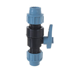 Кран шаровой ПНД Unidelta компрессионный 40х40 мм - фото 2