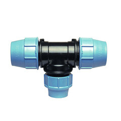 Тройник ПНД Unidelta компрессионный 32х40х32 мм