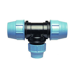 Изображение товара Тройник ПНД Unidelta компрессионный переходной 25х20х25 мм