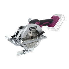 Изображение товара Пила дисковая аккумуляторная КМ АТОМ 18 В d140 мм без АКБ и ЗУ (СDS-182BL)