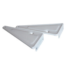 Мойка для кухни 45х50х16,5 см подвесная с кронштейнами эмалированная (513713) - фото 4