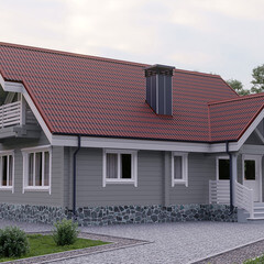 Лист волнистый Ондулин красная черепица 1,95х0,96 м 3,3 мм усиленный - фото 3