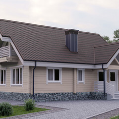 Лист волнистый Ондулин коричневая черепица 1,95х0,96 м 3,3 мм усиленный - фото 3