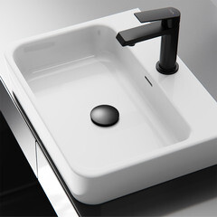 Донный клапан Tokito клик-клак 1 1/4 с переливом черный (TOK-SHI-64BL) - фото 6