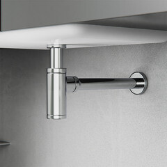 Сифон для раковины Tokito 1 1/4х50 мм без выпуска с соединением 32 мм хром (TOK-SHI-L32CH) - фото 5