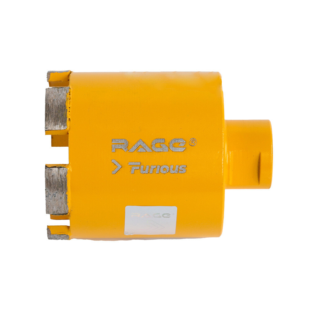 Изображение товара Алмазная коронка Rage Furious d72 мм для бетона и кирпича, сухое сверление