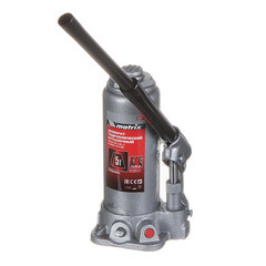 Домкрат гидравлический бутылочный Matrix 5 т (50721) - фото 5