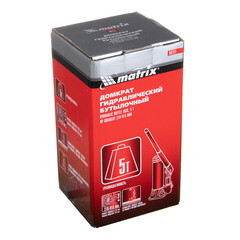 Домкрат гидравлический бутылочный Matrix 5 т (50721) - фото 2