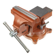 Тиски слесарные Sparta поворотные с наковальней 125 мм (186255)